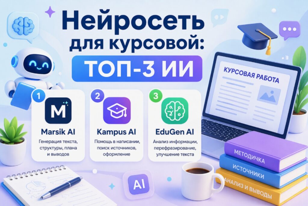 Как написать курсовую работу через нейросеть
